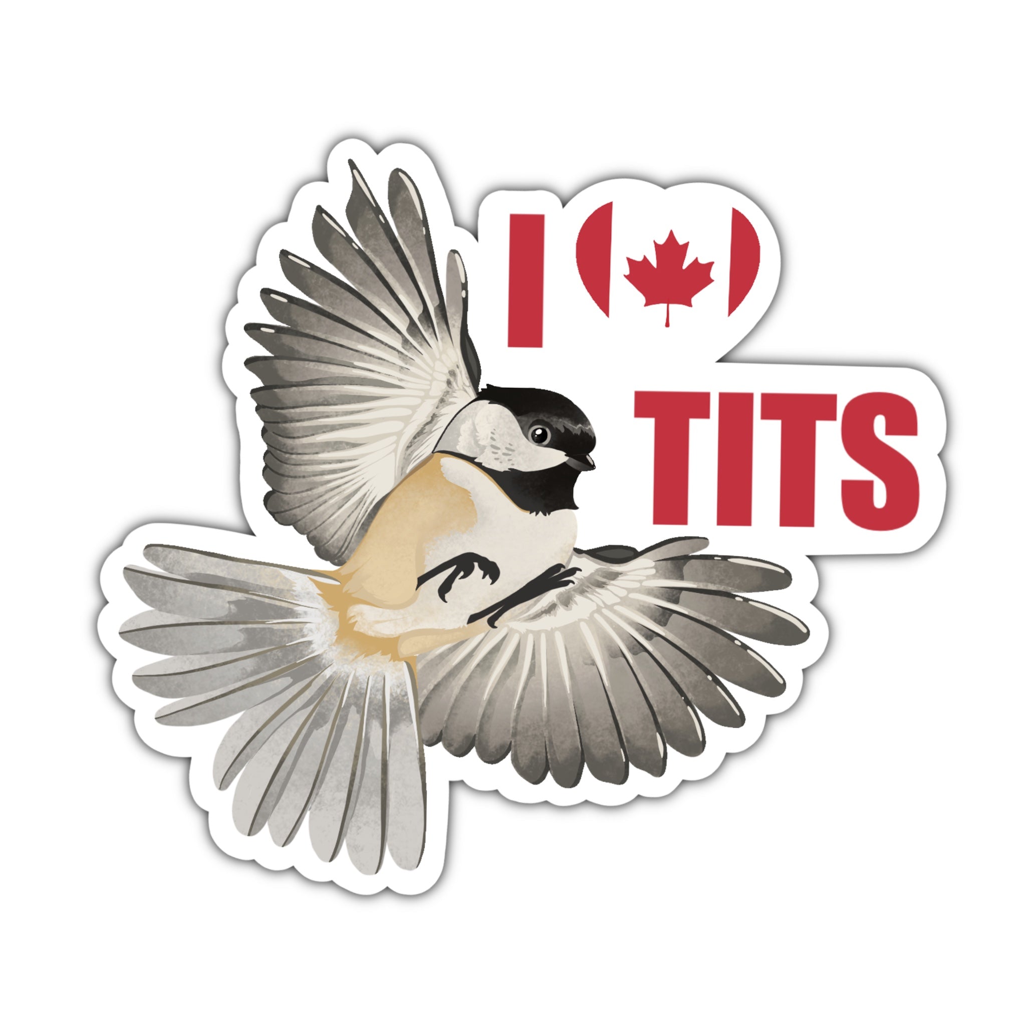 I Love Tits Sticker