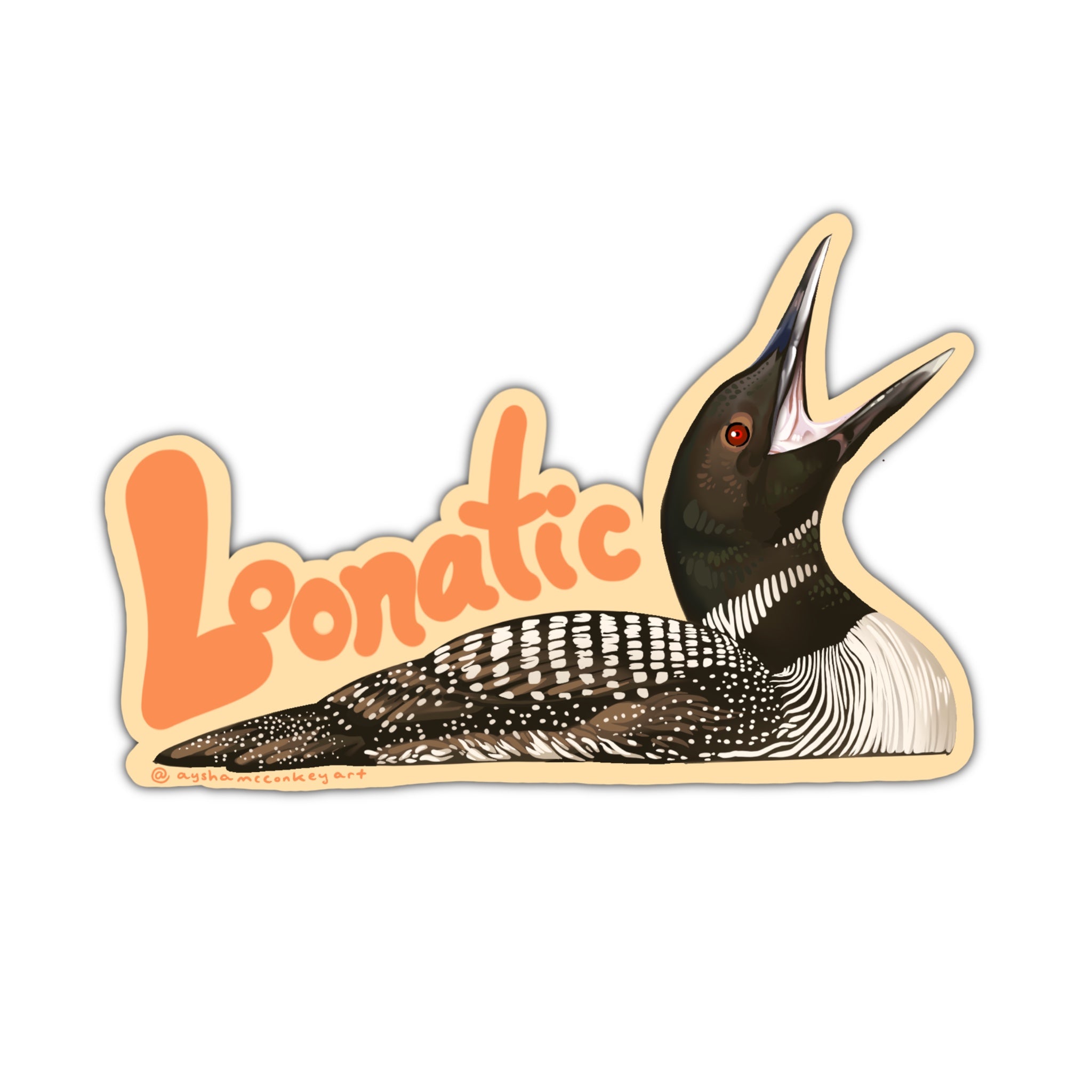 Loonatic Sticker