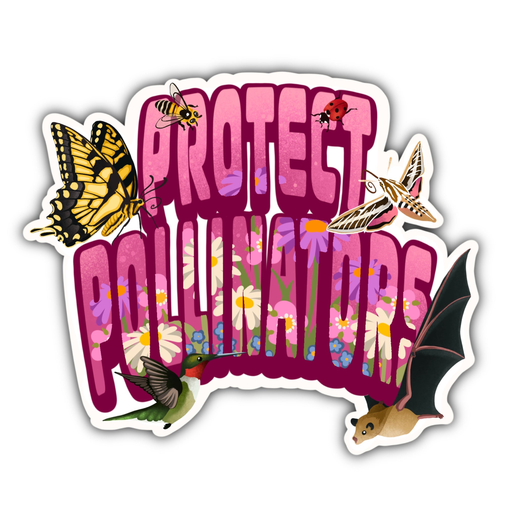 Protect Pollinators Sticker